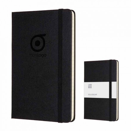 CARNET RIGIDE PUBLICITAIRE LIGNÉ MOLESKINE® 'CLASSIC'