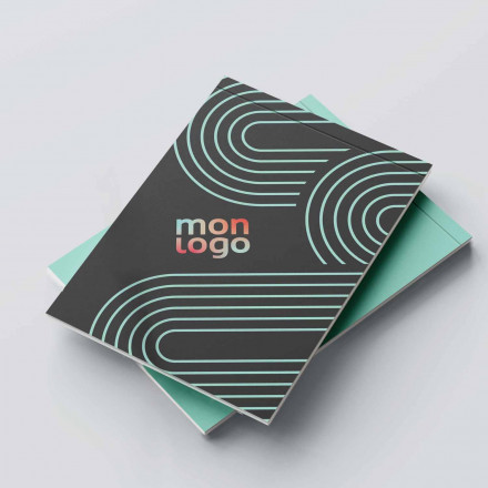 BLOC NOTES PUBLICITAIRE A4 AVEC COUVERTURE 'LOKI' 25 FEUILLES