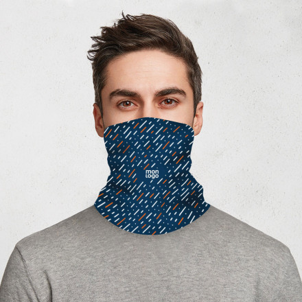 CACHE COU PERSONNALISÉ EN POLYESTER 'SHERPA'