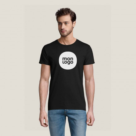 TEE SHIRT PUBLICITAIRE HOMME BIO COLORE 'PIONEER' 175 GR/M²