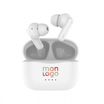 ÉCOUTEURS BLUETOOTH® PERSONNALISÉS AKASHI® 'SOLIN'