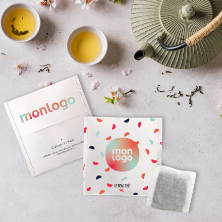 SACHET DE THE PERSONNALISABLE LE BEAU THE 'YUNN'