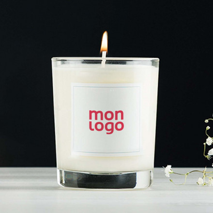 BOUGIE PARFUMÉE PERSONNALISÉE VEGAN 130G 'LOUCE'