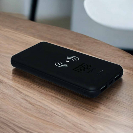POWERBANK PERSONNALISÉE AVEC LOGO LUMINEUX AKASHI® 'DRITA'