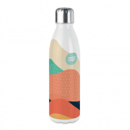 BOUTEILLE EN VERRE PUBLICITAIRE 'MANY'