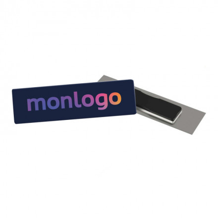 BADGE PERSONNALISABLE AVEC AIMANT 'IMANA'