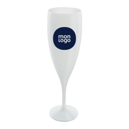FLÛTE À CHAMPAGNE PERSONNALISÉE RÉUTILISABLE 'CUPCHAMP' 14 CL