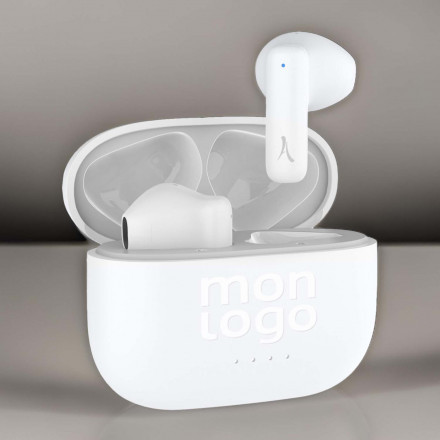 ÉCOUTEURS BLUETOOTH PERSONNALISÉS AKASHI® 'SKYNDI'