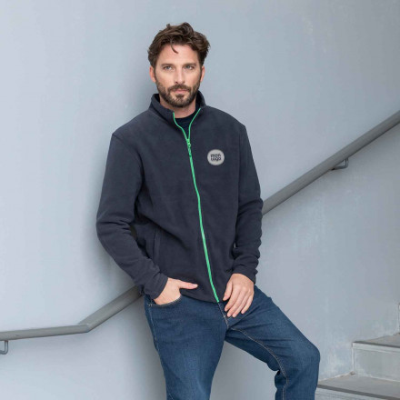 VESTE POLAIRE PERSONNALISABLE ZIPPEE HOMME 'BEAR' 300 GR/M²