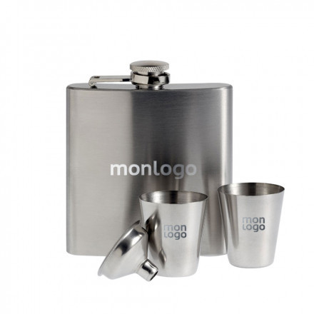 FLACON ET 2 TASSES PERSONNALISABLES 'ARRAN'