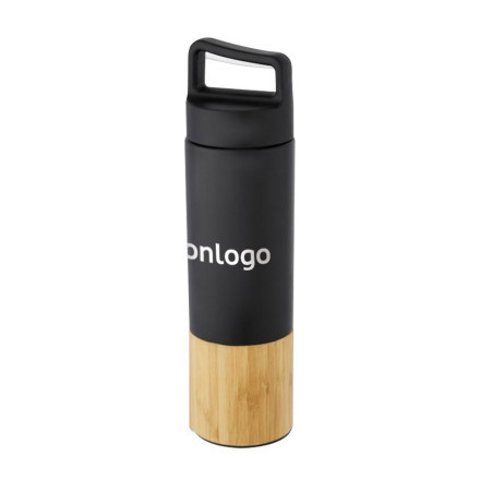 BOUTEILLE ISOTHERME PERSONNALISÉE EN BAMBOU 540ML 'BUTILKA BAMBOO'