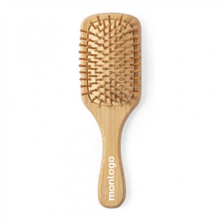 BROSSE À CHEVEUX PERSONNALISÉE EN BAMBOU 'SPAZZOLA'