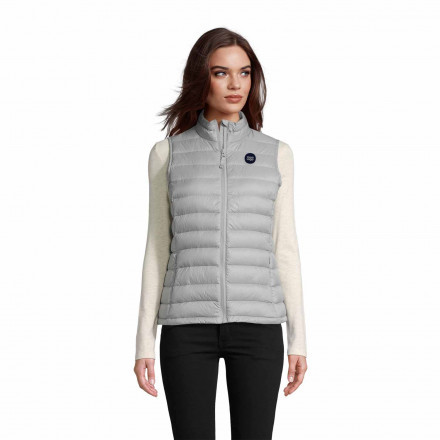 DOUDOUNE SANS MANCHE PERSONNALISABLE FEMME 'WILSON BW' 