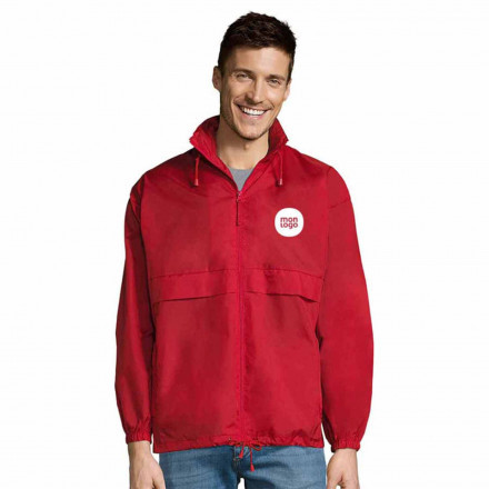 COUPE VENT PERSONNALISABLE IMPERMEABLE MIXTE 'SURF' FABRICATION EXPRESS 72H