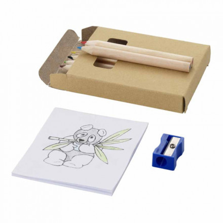 RAPIDE 4J SET COLORIAGE PERSONNALISÉ 8PCS 'CHILDRAW' 