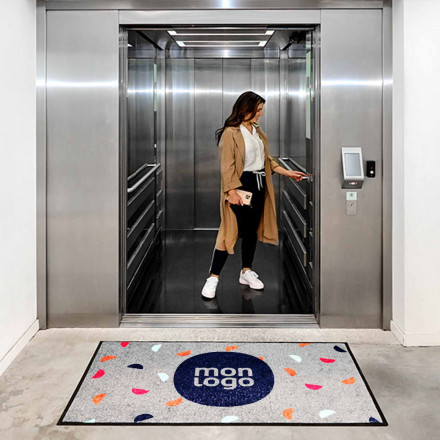 TAPIS D'INTERIEUR PERSONNALISABLE 'MILOW RPET'