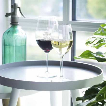 VERRE A VIN PERSONNALISABLE 320 ML 'MONJURA'