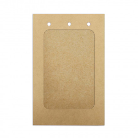 PORTE BADGE EN KRAFT 9x14 CM 'BLUKE'