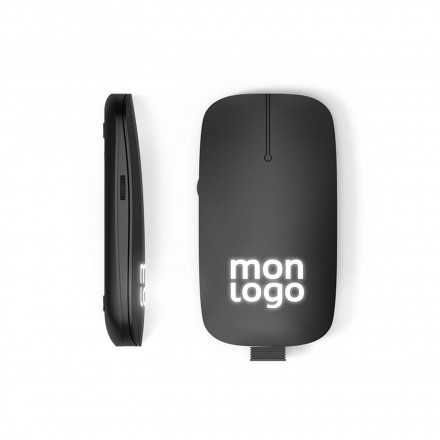 SOURIS PERSONNALISABLE SANS FIL XOOPAR® 'SAURA RECYCLE'