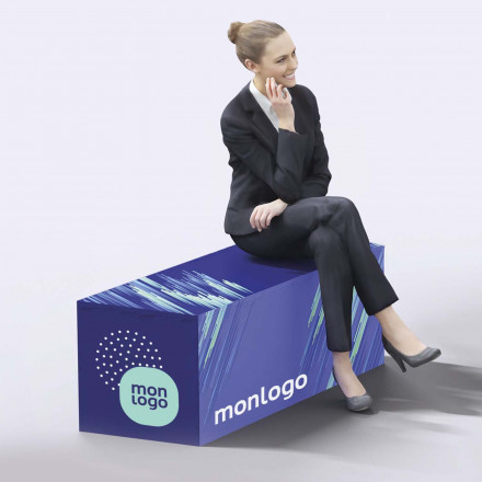 HOUSSE DE BANC PUBLICITAIRE 'CUBIQUE'