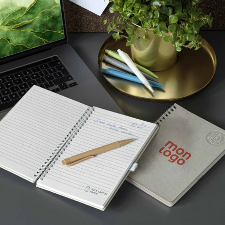 CARNET PERSONNALISÉ DE NOTES À SPIRALES A5 'ESNÉ'