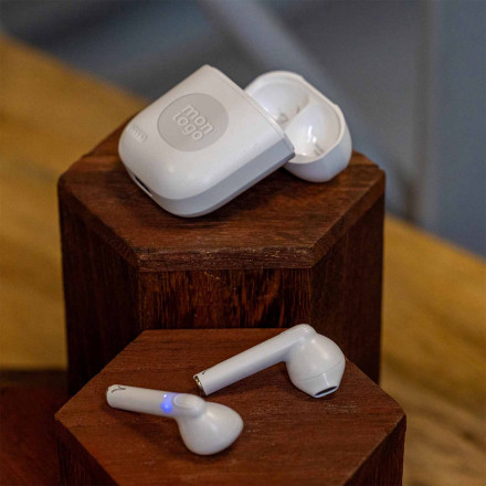 ÉCOUTEURS PERSONNALISÉS BLUETOOTH® AKASHI® 'NESA'