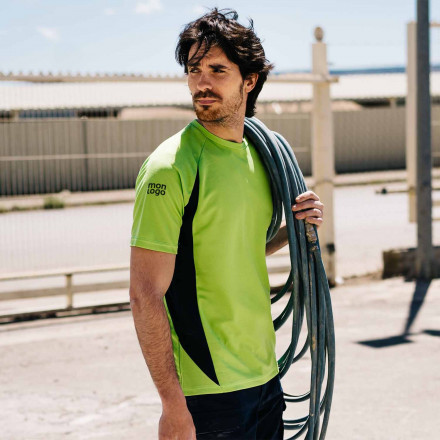 TEE SHIRT PERSONNALISABLE BICOLORE 'MILERNO'