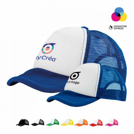 CASQUETTE PERSONNALISABLE TRUCKER 'BULL' EXPEDITION RAPIDE 4J