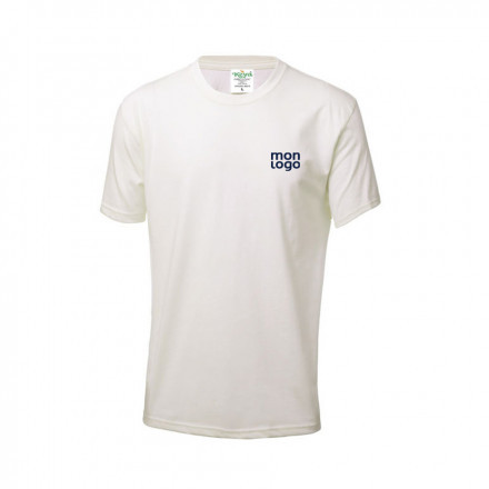 TEE SHIRT PERSONNALISÉ HOMME NATURELLE 'NAYA BIO' 150 GR/M²