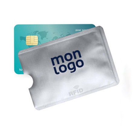 PORTE CARTE PERSONNALISÉ ANTI RFID ALUMINIUM 'SMARTCARDI'