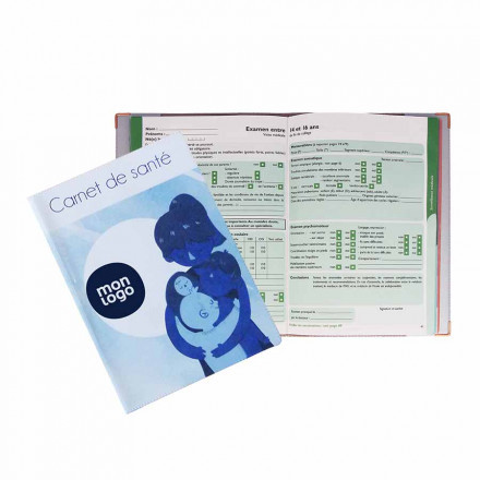 COUVERTURE PERSONNALISABLE CARNET SANTE 'ANZIO QUADRI'