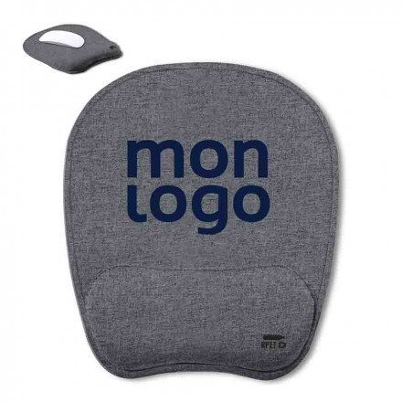 TAPIS DE SOURIS ERGONOMIQUE RPET PERSONNALISABLE 'LEGOLAS'