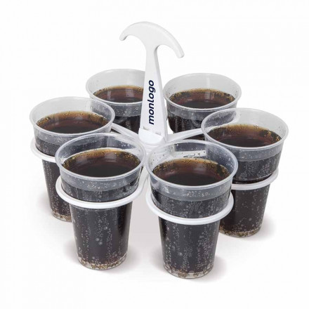 PORTE GOBELETS PUBLICITAIRE 25 55 CL 'EASYPO'