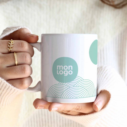 RAPIDE 4J MUG PERSONNALISABLE EN PORCELAINE 'NEO EUROPE' 