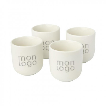 SET DE MUGS À CAFÉ PERSONNALISABLE 'CROULIO'