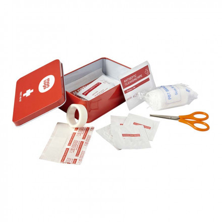 KIT PREMIERS SECOURS PUBLICITAIRE METAL 'HASSIMO'