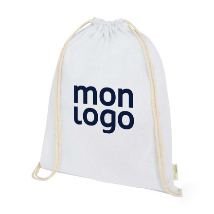 SAC À DOS PUBLICITAIRE EN COTON BIO 140 GR/M² 'PAPEY'