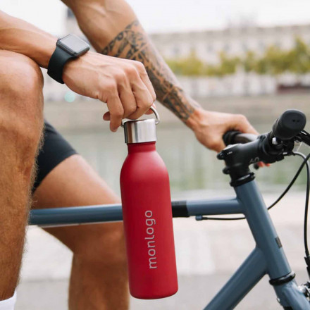 BOUTEILLE ISOTHERME PERSONNALISABLE QWETCH® 'ACTIVE' 600ML