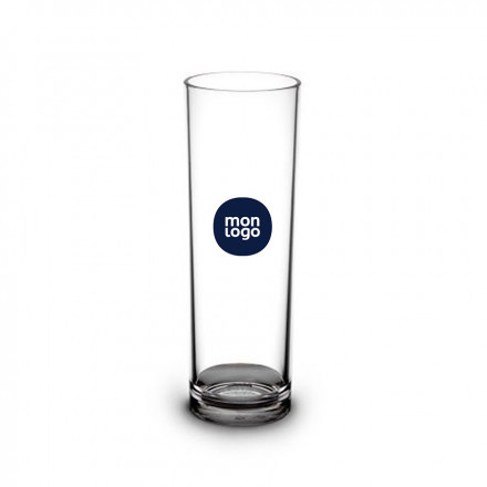 VERRE TUBE PERSONNALISABLE 200 ML 'LONGO DRINKO'