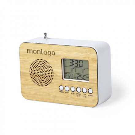 HORLOGE REVEIL RADIO PUBLICITAIRE 'TULIX'