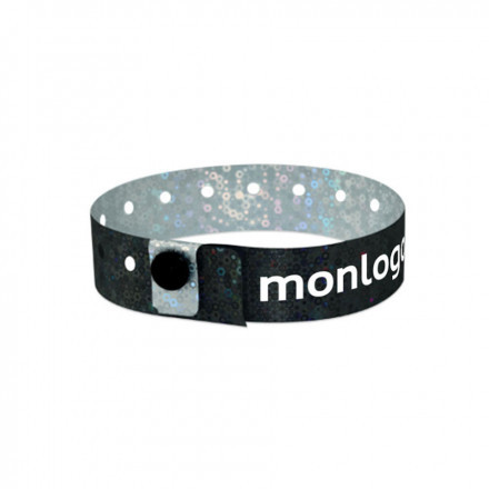 BRACELET PUBLICITAIRE EN VINYLE 'PUNCHY SHINE' 