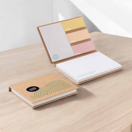 BLOC NOTES PUBLICITAIRE AVEC COUVERTURE RIGIDE 'SOUPLY RIGIDE'