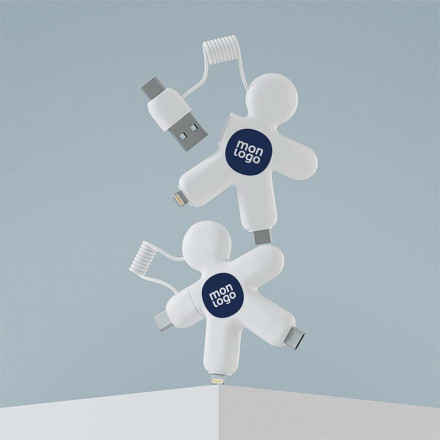 LOT 50 CÂBLES DE CHARGEMENT PUBLICITAIRES XOOPAR® 'BUDDY CABLE' EXP 72H