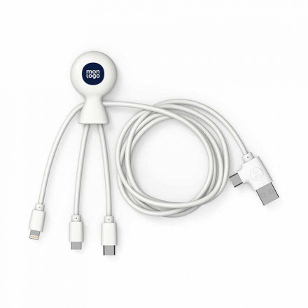 CÂBLE DE CHARGE PUBLICITAIRE MR BIO LONG NFC