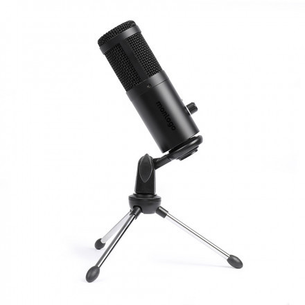 MICROPHONE PERSONNALISABLE USB PORTATIF LIVOO® 'MICROLA'