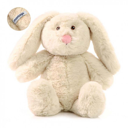 PELUCHE LAPIN PERSONNALISEE MBW® RPET 'PINOUPINOU'