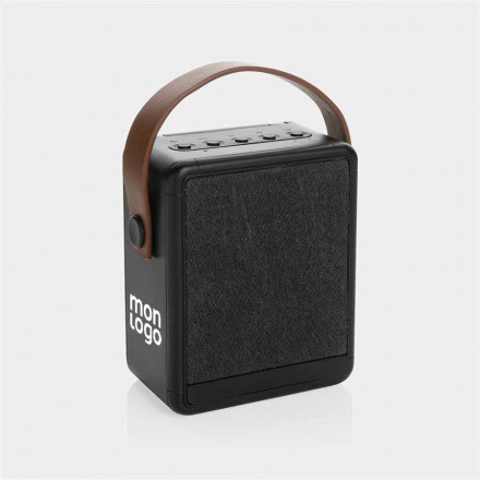 ENCEINTE SOLAIRE 12W RECYCLE PUBLICITAIRE 'SOLARWATT'