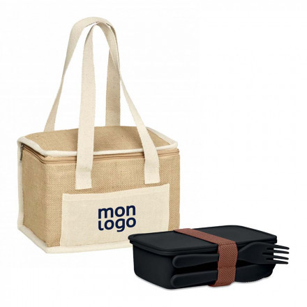 SET PERSONNALISABLE LUNCHBOX ET SAC ISOTHERME 'CARLITA'
