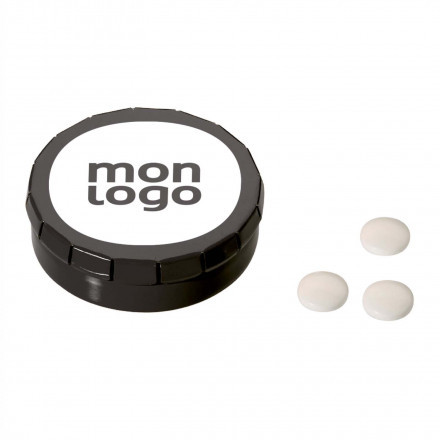 RAPIDE 4J BOÎTE BONBONS MENTHE PERSONNALISABLE 'CLIC CLAC EUROPE' 