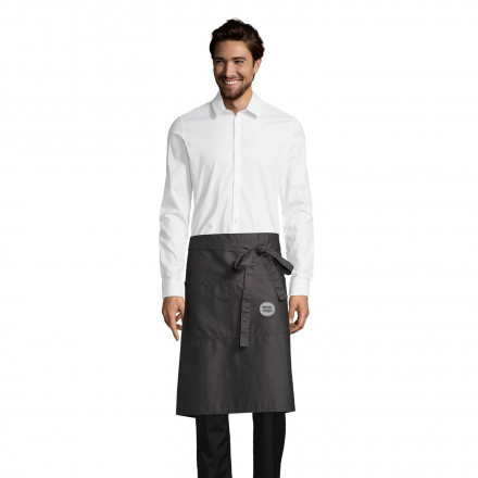 TABLIER PERSONNALISÉ MI LONG 'GREENWICH'